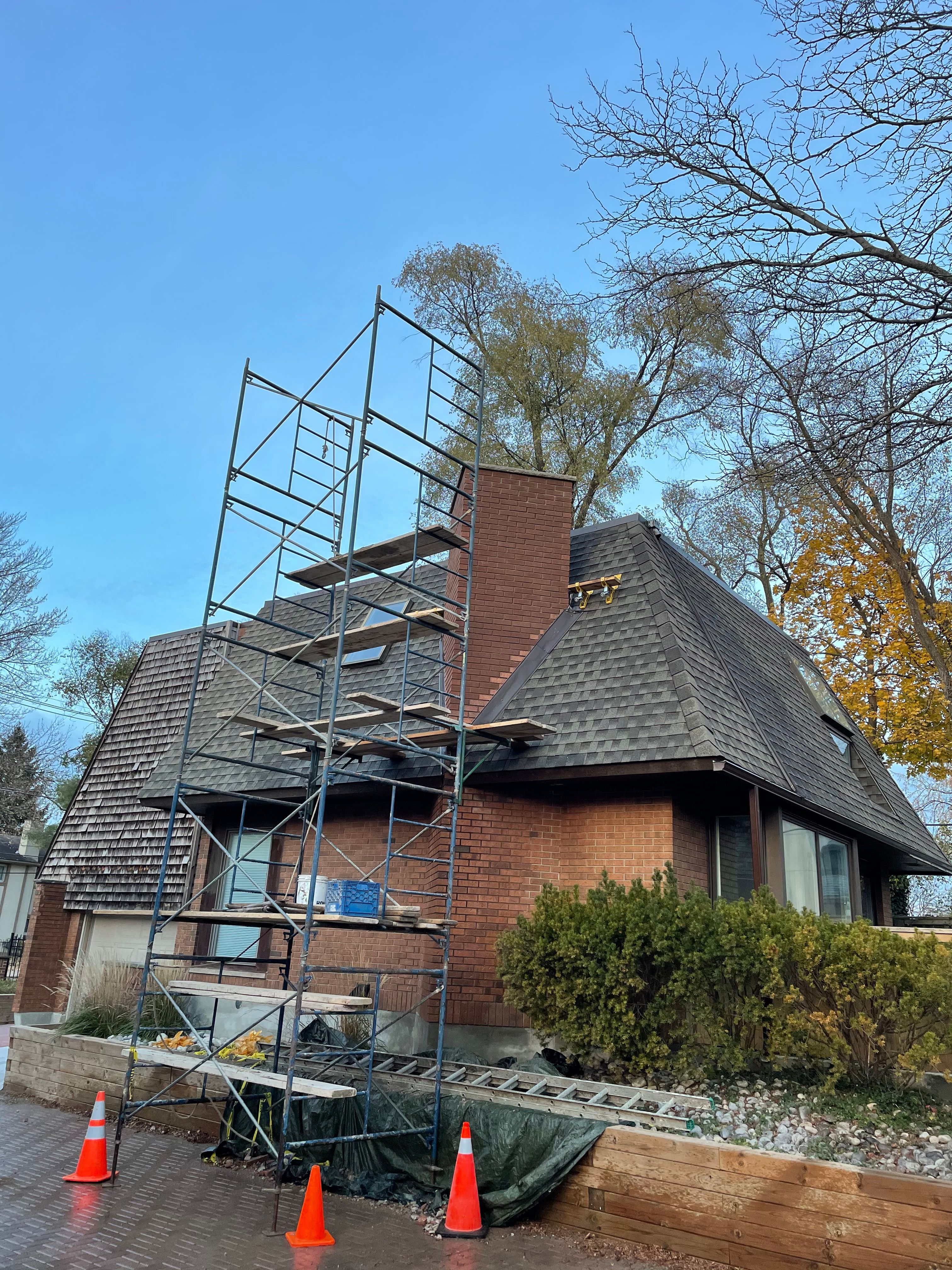 After: Chimney repair and rebuilding