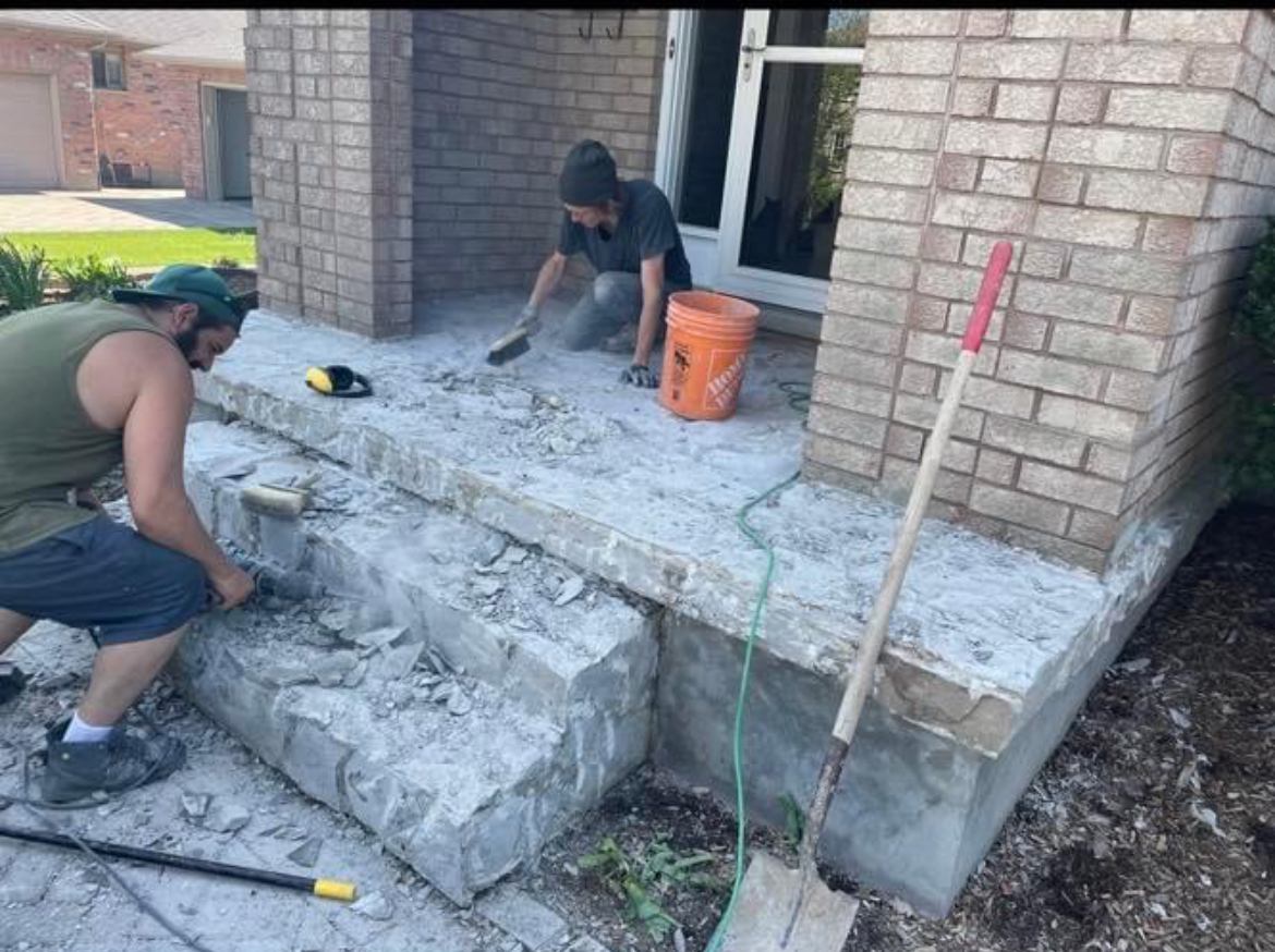 Concrete foundation and structural work