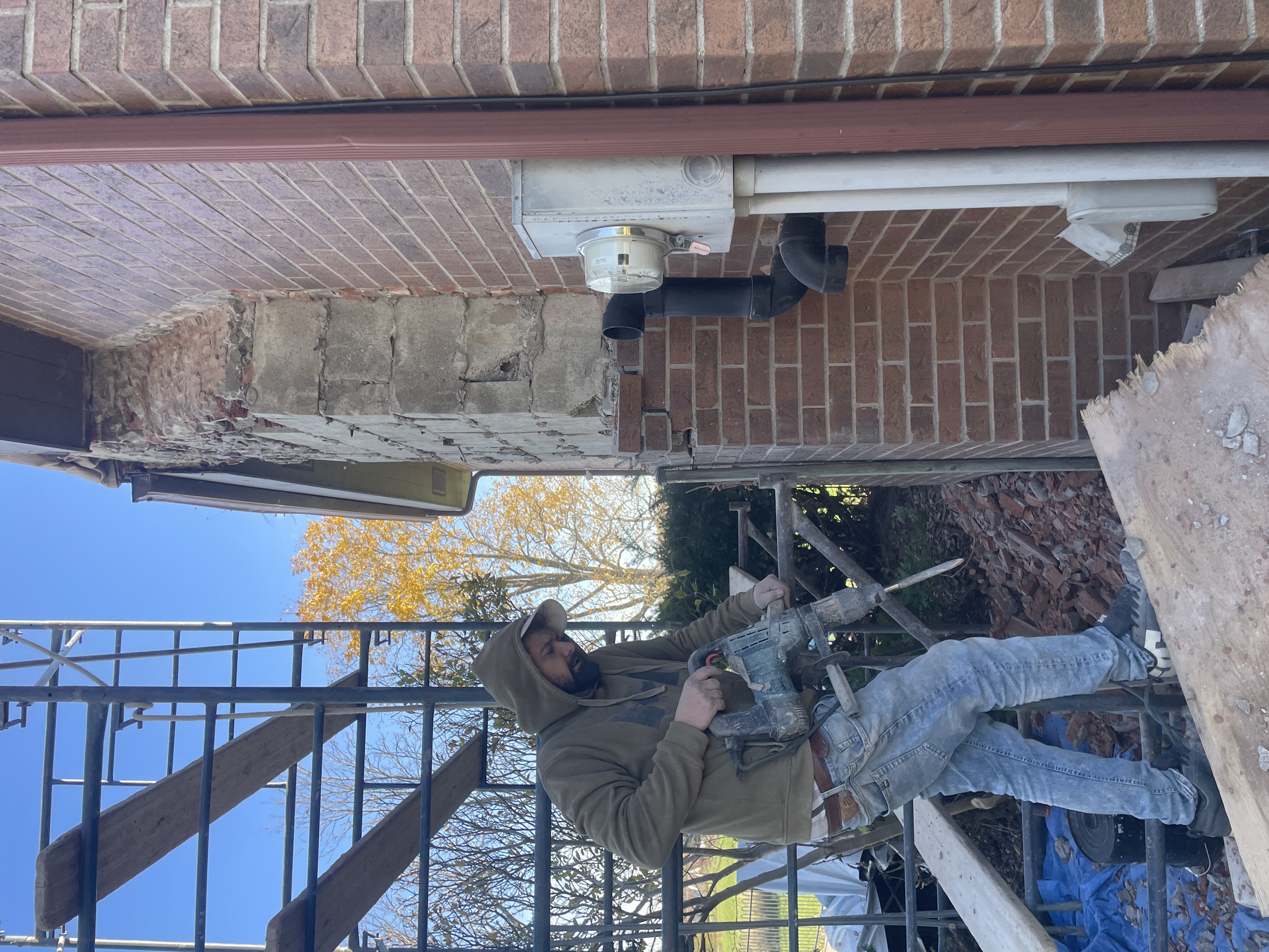 Brick repair and restoration project